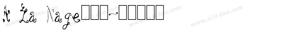A La Nage转换器字体转换